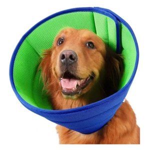 Bookmaker Extra Soft Dog Cone For Dogs Elizabethan Collar‎ Sz 4